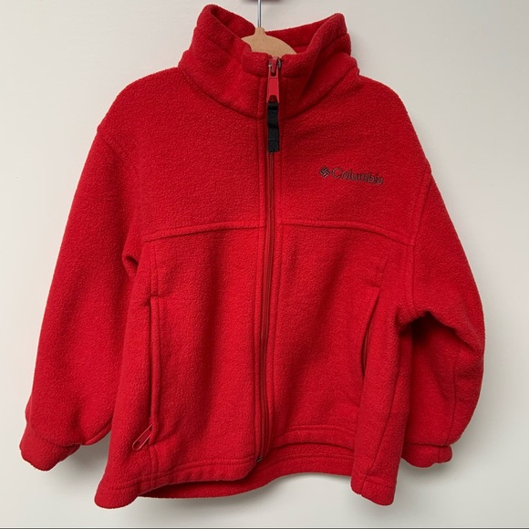 Columbia Red Fleece Sweater 🏕 - Picture 2 of 6